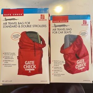 Travel bags for car seat and stroller. Never been open.